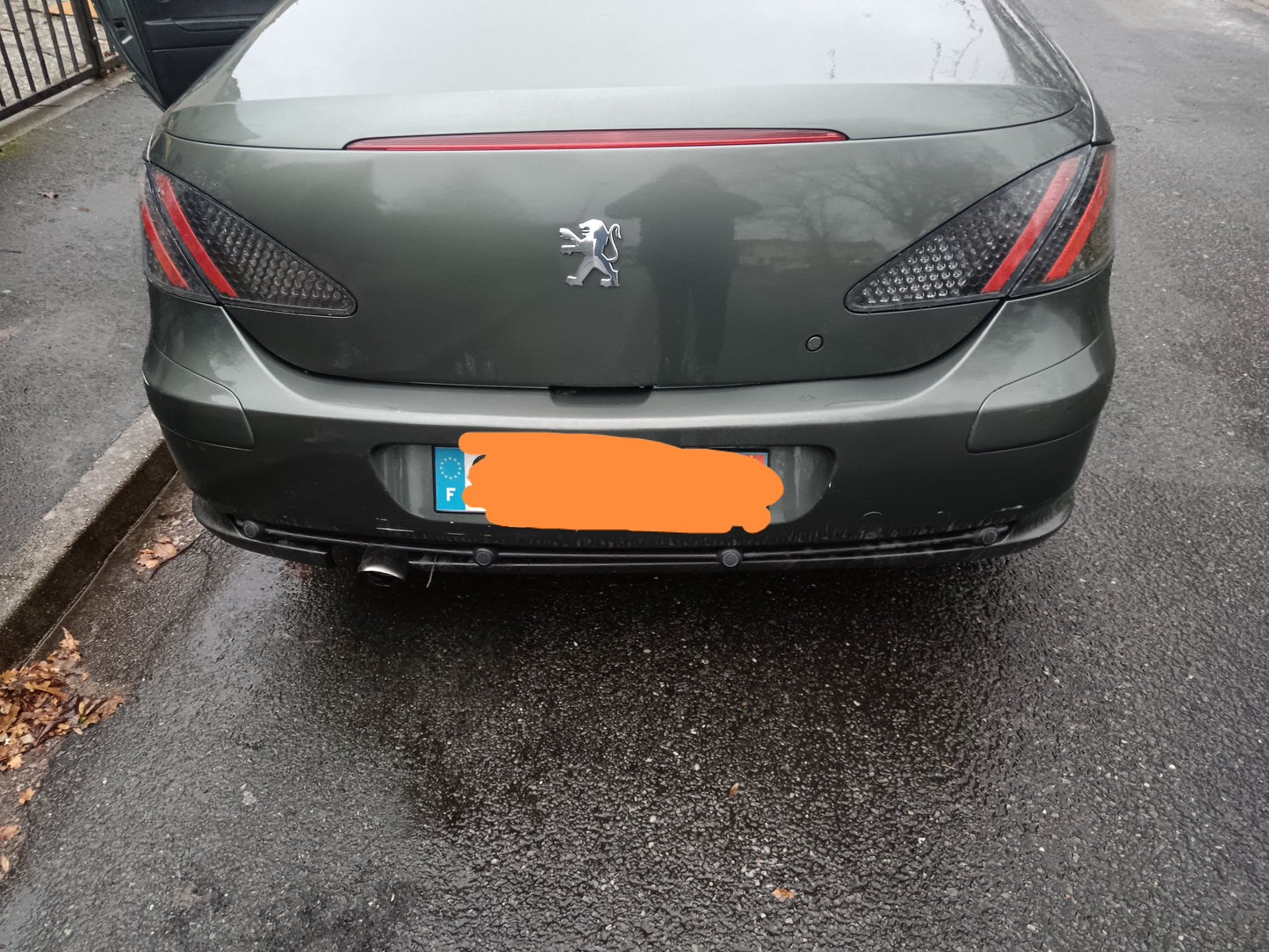 Kit cache feux pour feux arrière peugeot 307 cc (transparent)