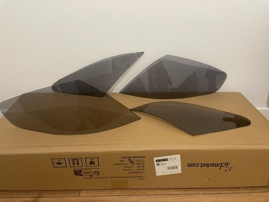 Kit cache feux arrières pour Peugeot 307 cc (gris fumé)