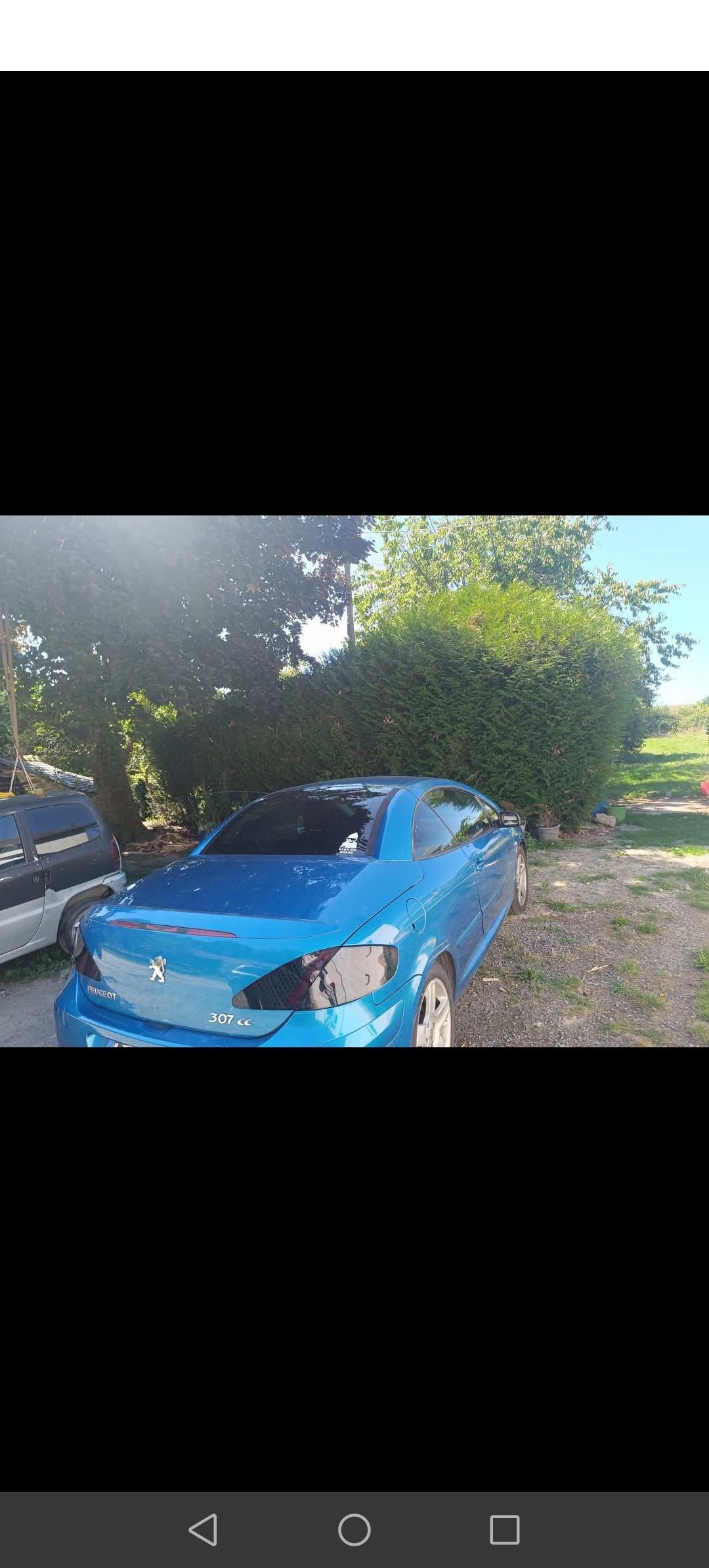 Kit cache feux arrières pour Peugeot 307 cc (gris fumé)