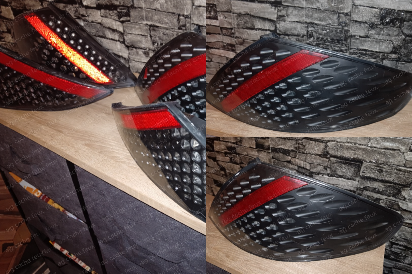 4 feux arrière pour 307 cc