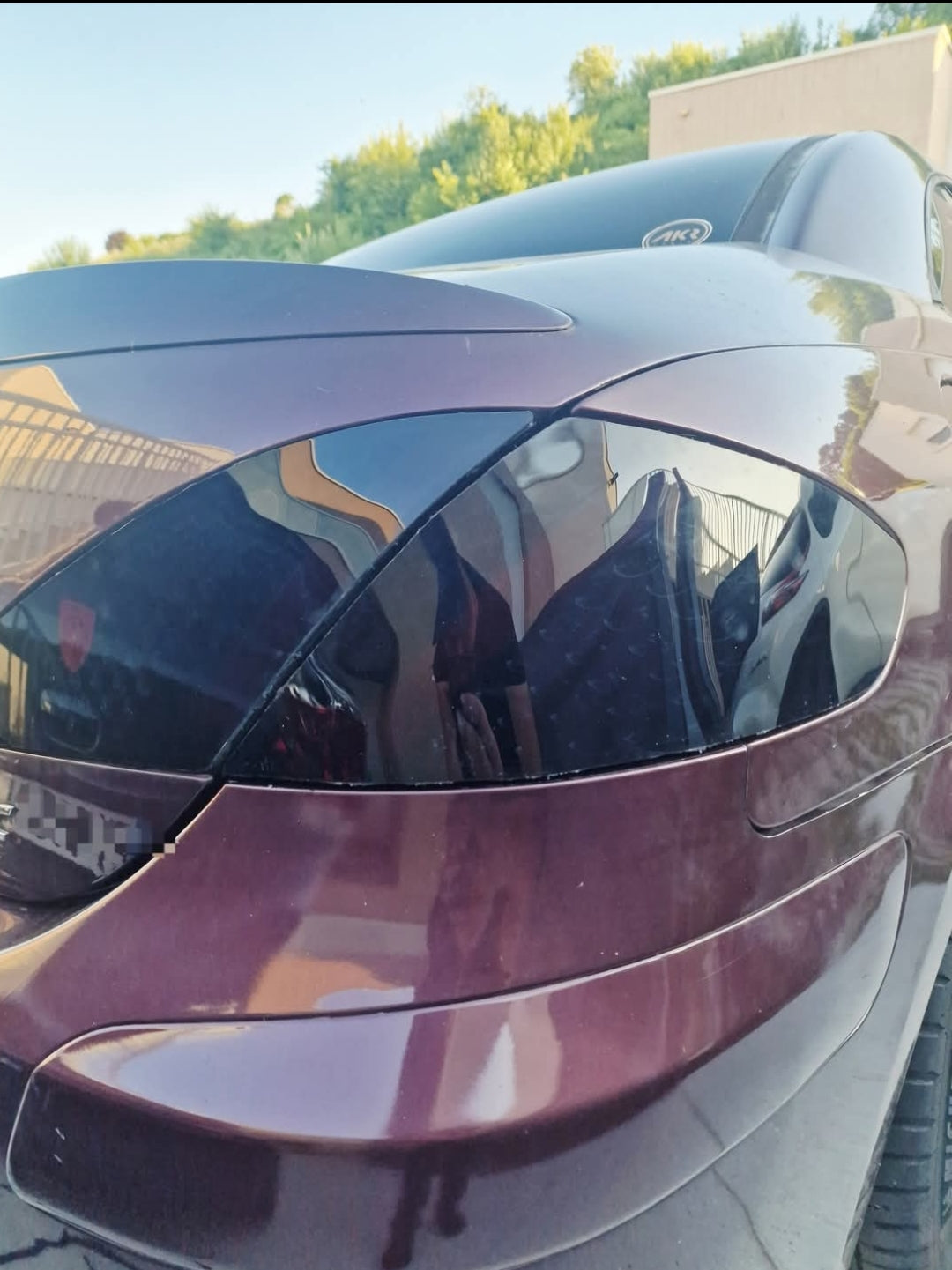 Kit cache feux arrières pour Peugeot 307 cc (gris fumé)